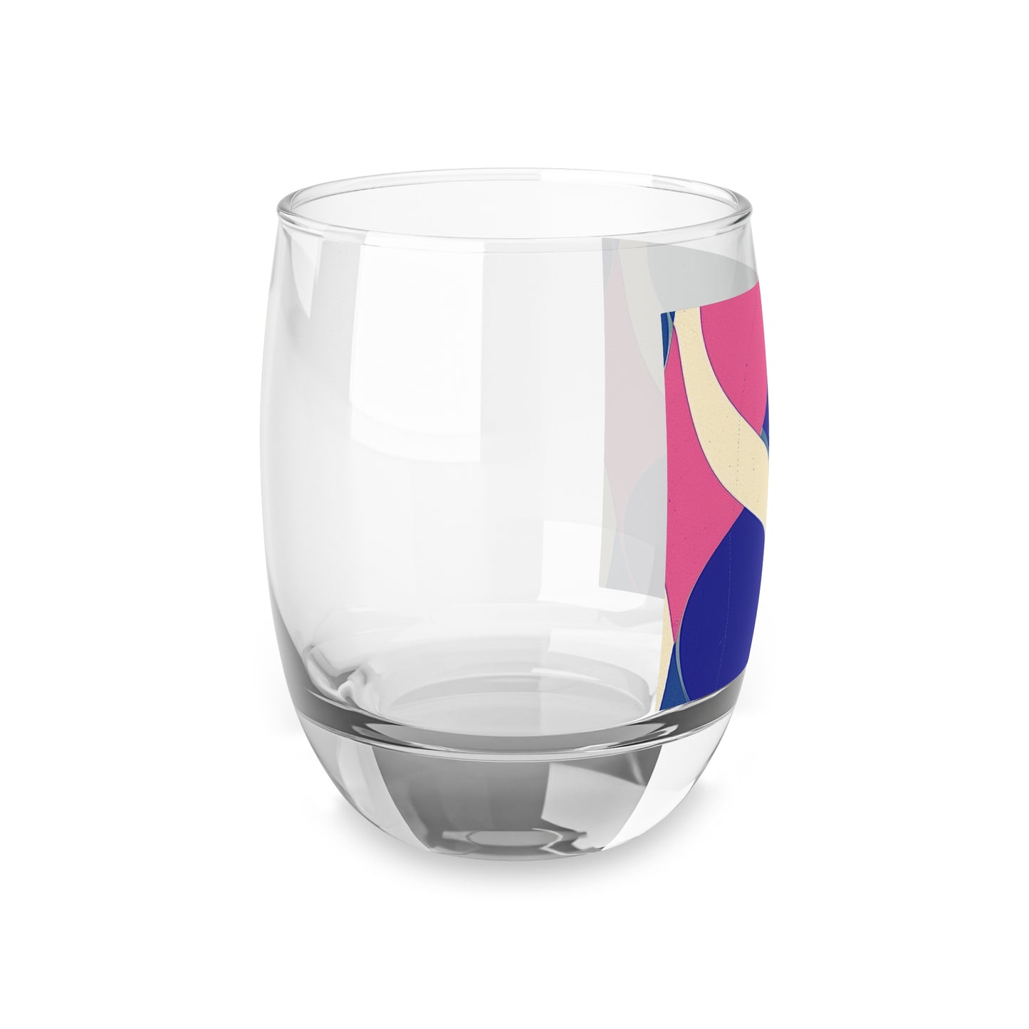 Vibrant Modern Whiskey Glass