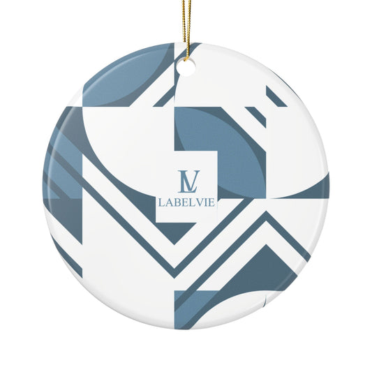 Stylish Ceramic Ornaments for Holiday Cheer, Unique Gift, Home Decor, Christmas Tree, Two-Sided Design