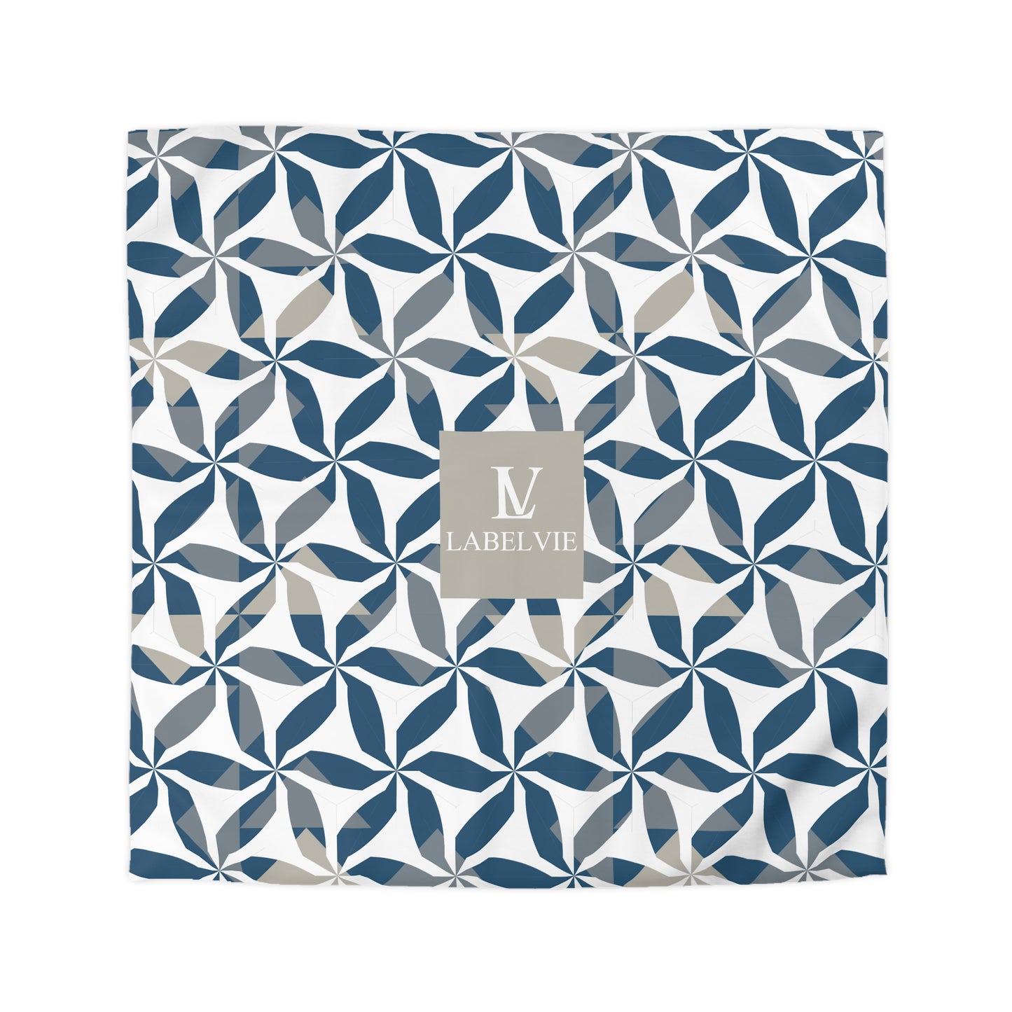 Elegant Microfiber Duvet Cover with Geometric Pattern, Bedding Essentials, Home Décor, Gift for Housewarming, Modern Bedroom