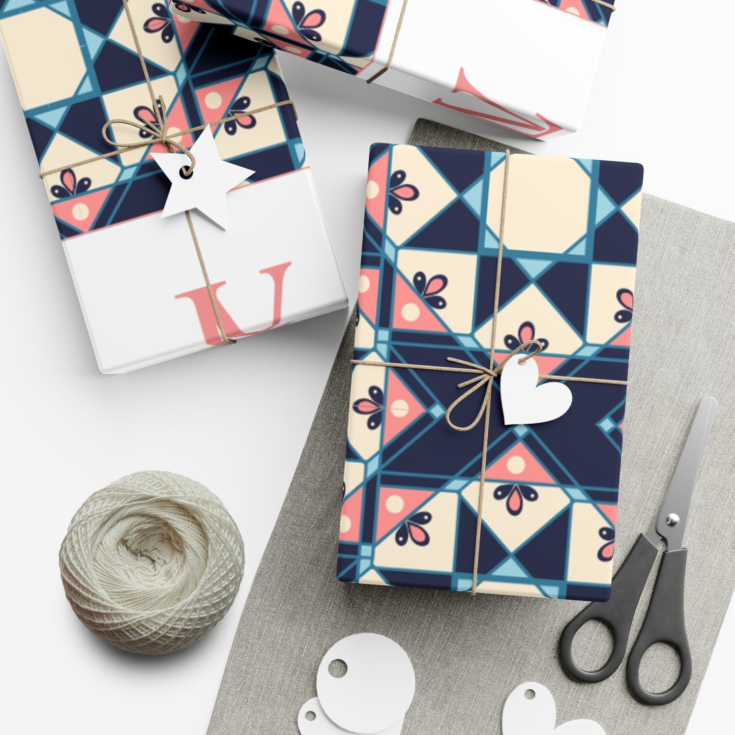 Chic Gift Wrap Papers, Stylish Wrapping Paper for Any Occasion, Personalized Gift Wrap, Birthday, Holiday, Wedding, DIY Gift Packaging