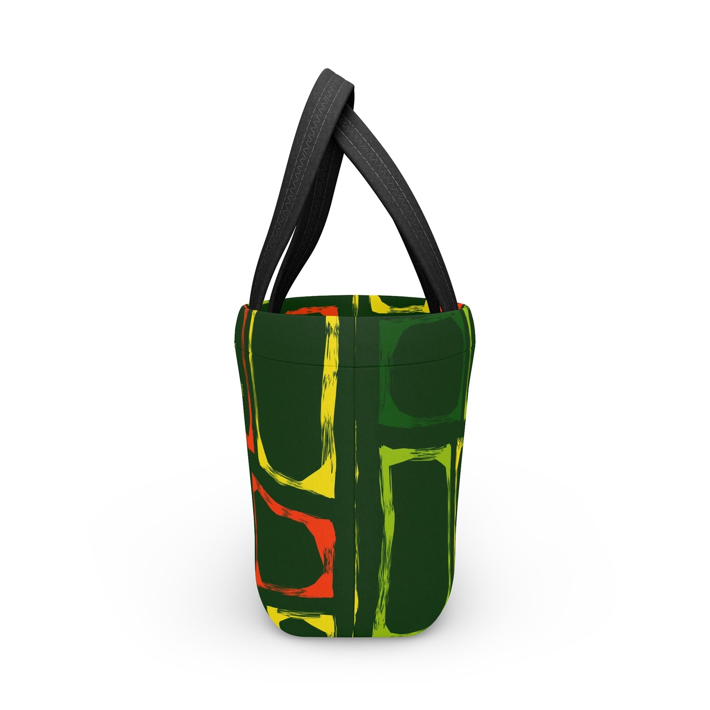 Colorful Picnic Lunch Bag, Eco-Friendly Cooler, Insulated Lunch Tote, Stylish Snack Carrier, Reusable Food Carrier