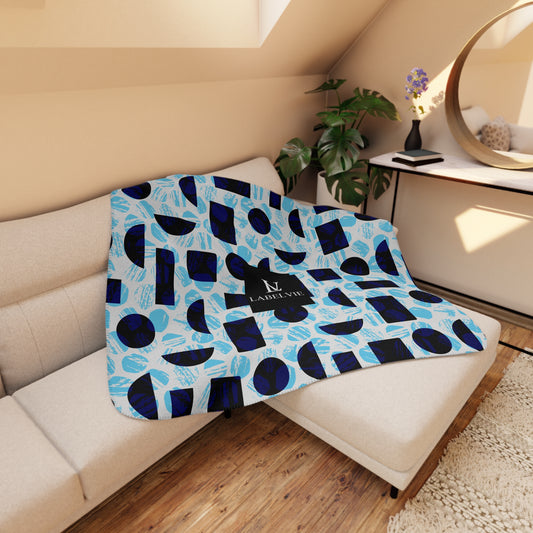 Cozy Tan Sherpa Blanket for Home Comfort, Soft Warm Throw, Perfect for Gifts, Winter, Relaxation, Snuggling, Home Décor