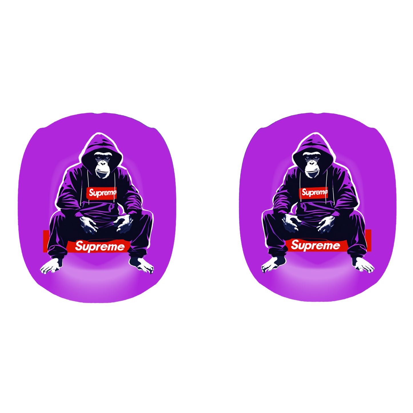 AirPod Max Cases, Supreme Logo Monkey Design, Colorful and Stylish Cover, Trendy and Unique AirPod Max Accessories, Gift for Tech