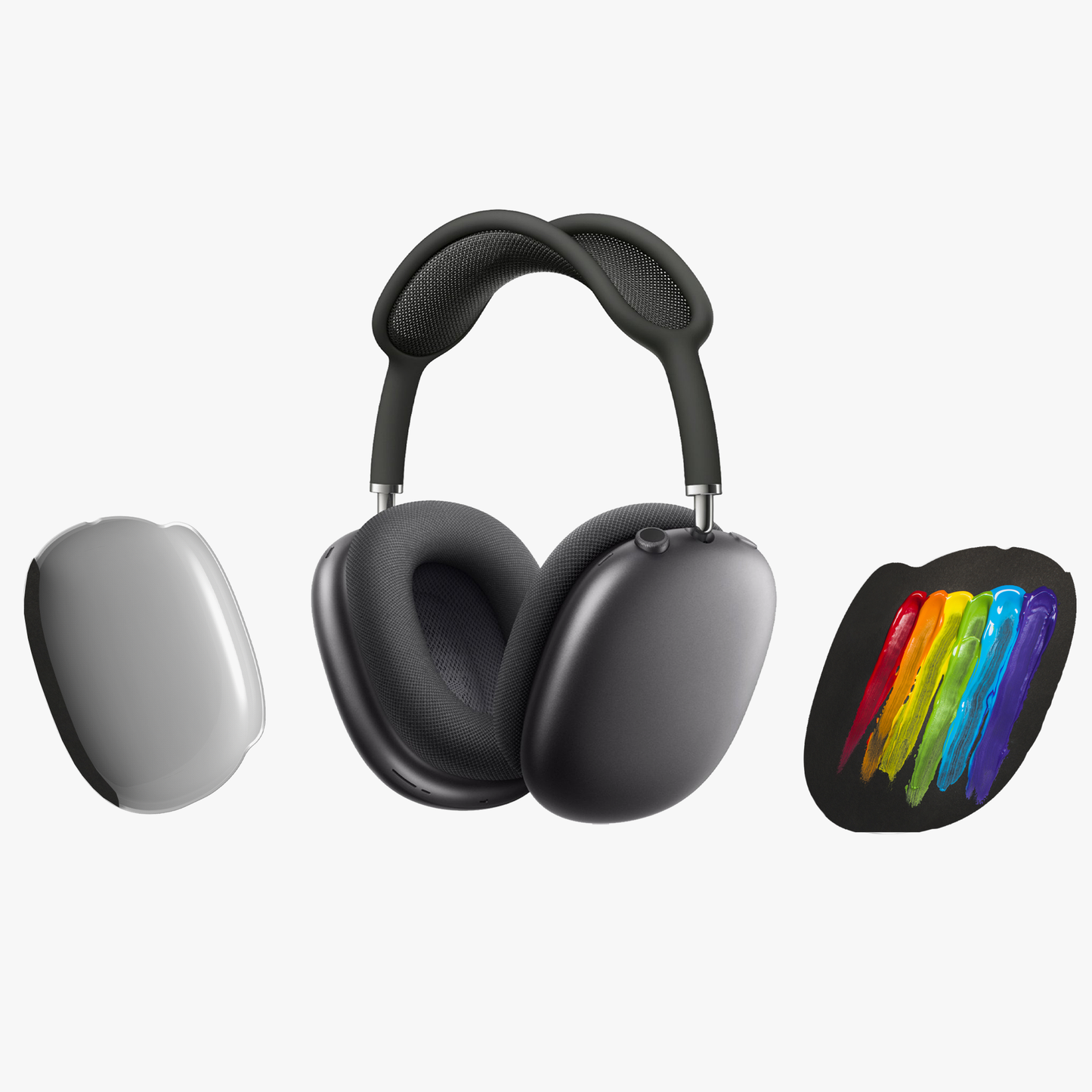 Colorful Rainbow AirPod Max Cases, Unique Accessories, Fun Tech Gifts, Pride Celebration, Artistic Earphone Covers