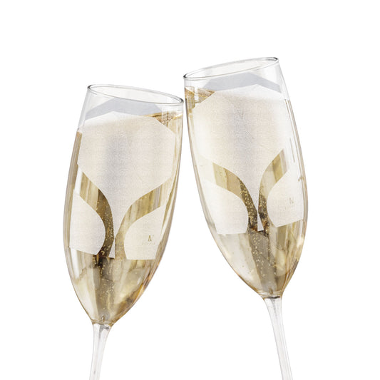 Personalized Engraved Champagne Glass - 8oz Toasting Flute for Celebrations