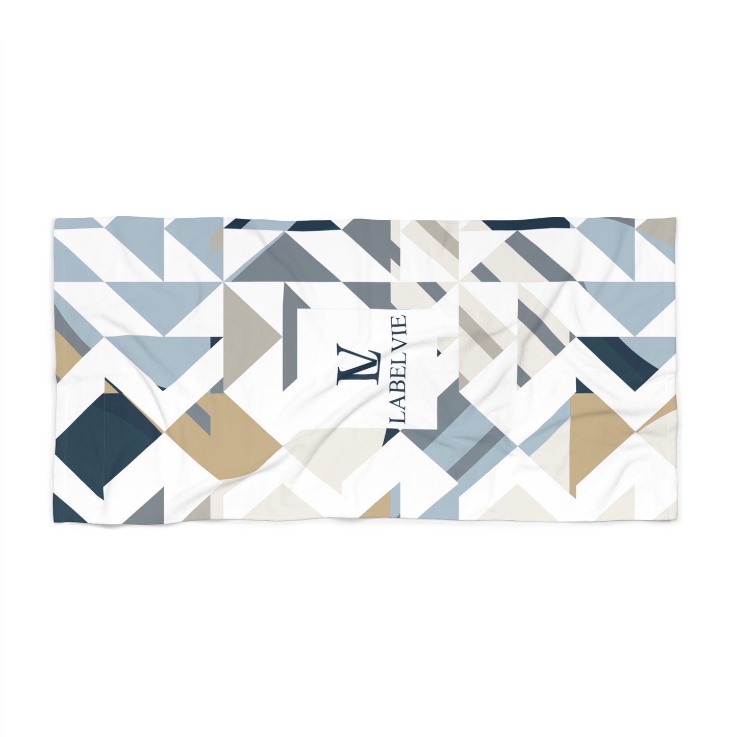 Stylish Geometric Beach Towel | Summer Pool Accessory, Stylish Towel, Travel Beach Must-Have, Gift for Beach Lovers, Outdoor Essentials