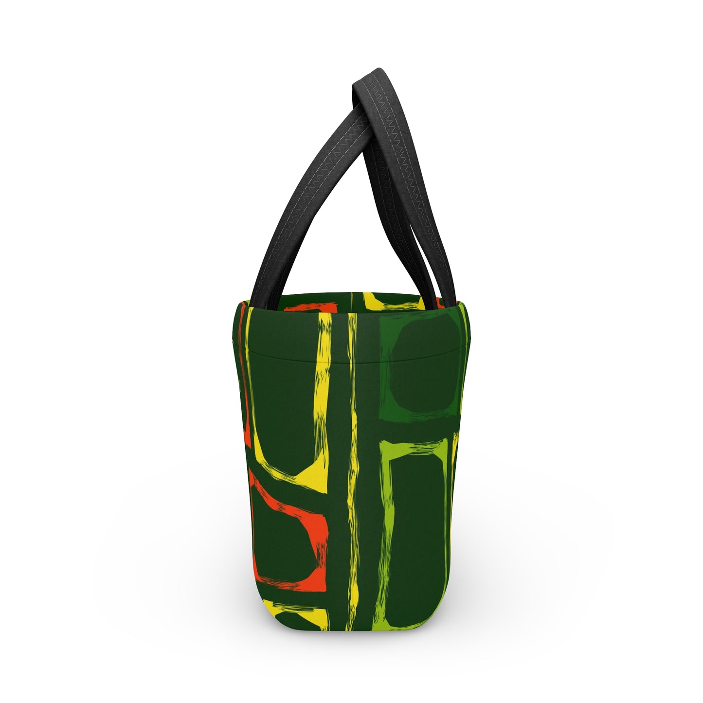 Colorful Picnic Lunch Bag, Eco-Friendly Cooler, Insulated Lunch Tote, Stylish Snack Carrier, Reusable Food Carrier