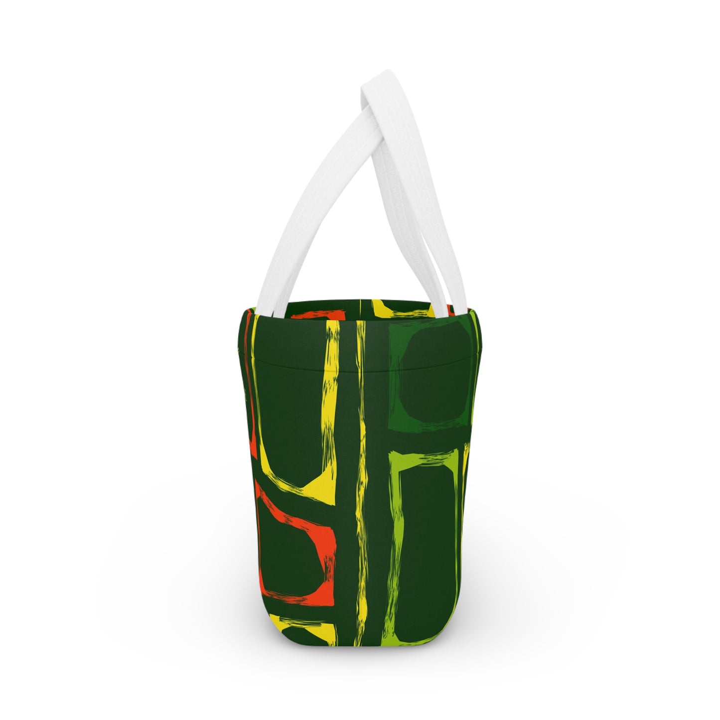 Colorful Picnic Lunch Bag, Eco-Friendly Cooler, Insulated Lunch Tote, Stylish Snack Carrier, Reusable Food Carrier