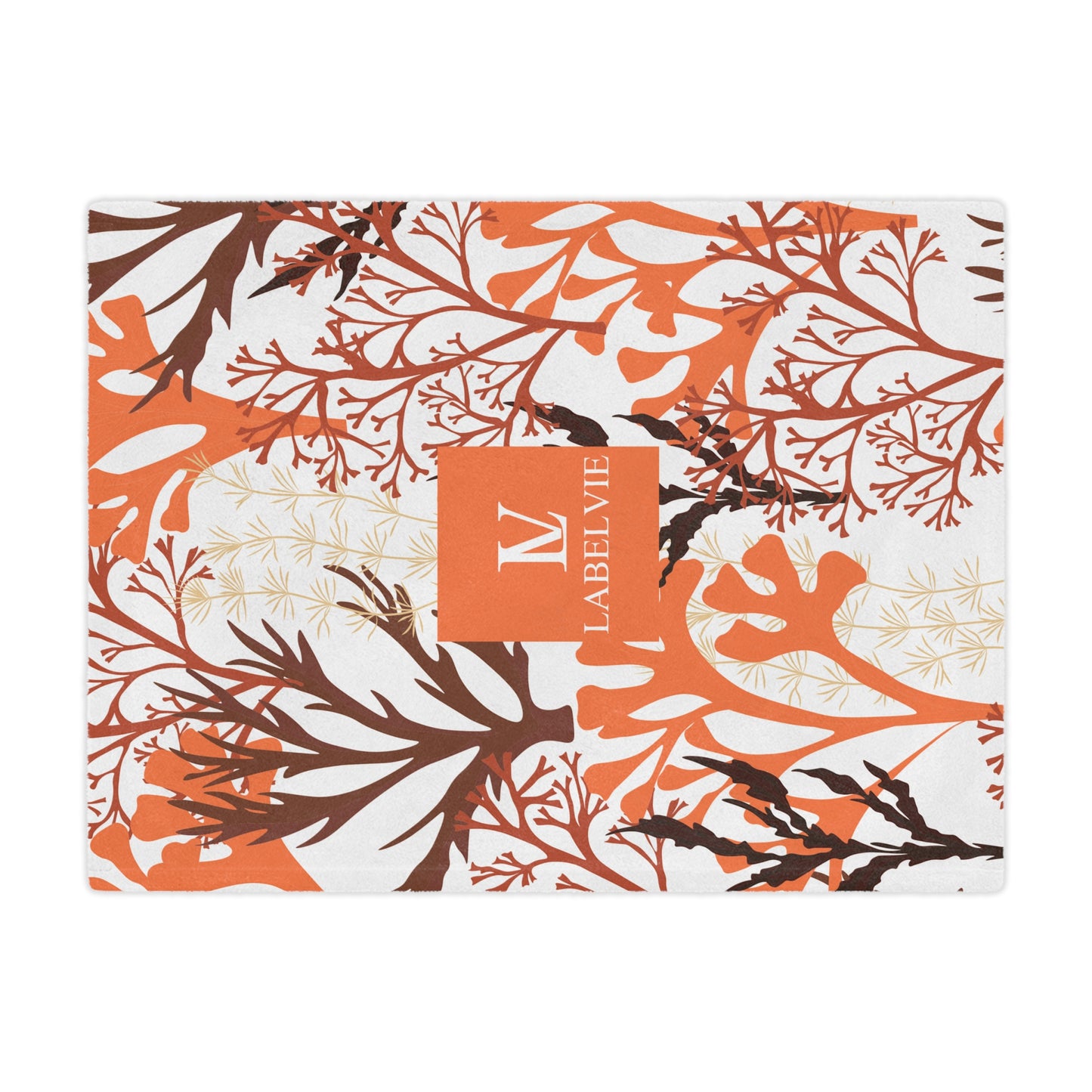 Cozy Coral Minky Blanket | Soft Throw for Warmth, Nursery Decor, Gift for Her, Fall Home Accent, Reversible Plush Blanket