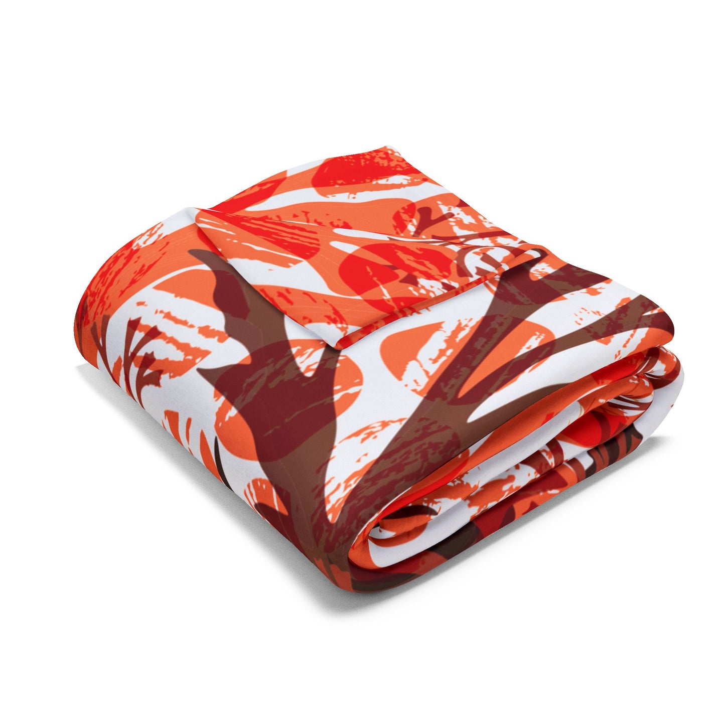 Cozy Floral Fleece Blanket - Warm Throw for Home, Couch, Bed Decor, Gift for Mother’s Day, Housewarming, Comfort, Camping