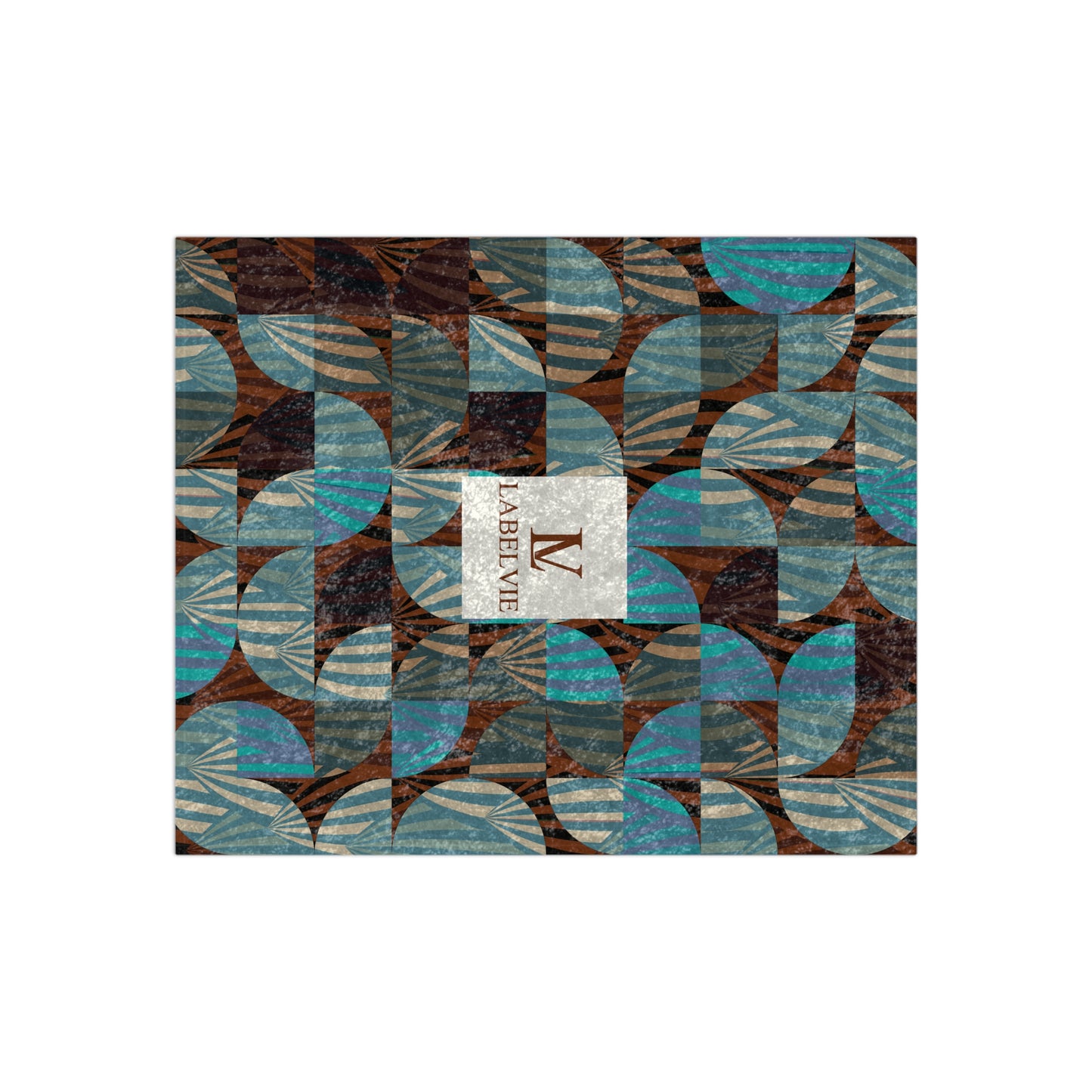 Elegant Crushed Velvet Blanket with Abstract Design, Cozy Throw for Home Décor, Stylish Gift for Any Occasion, Warm Soft Blanket