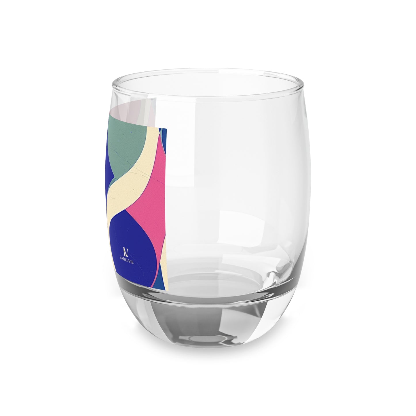 Vibrant Modern Whiskey Glass