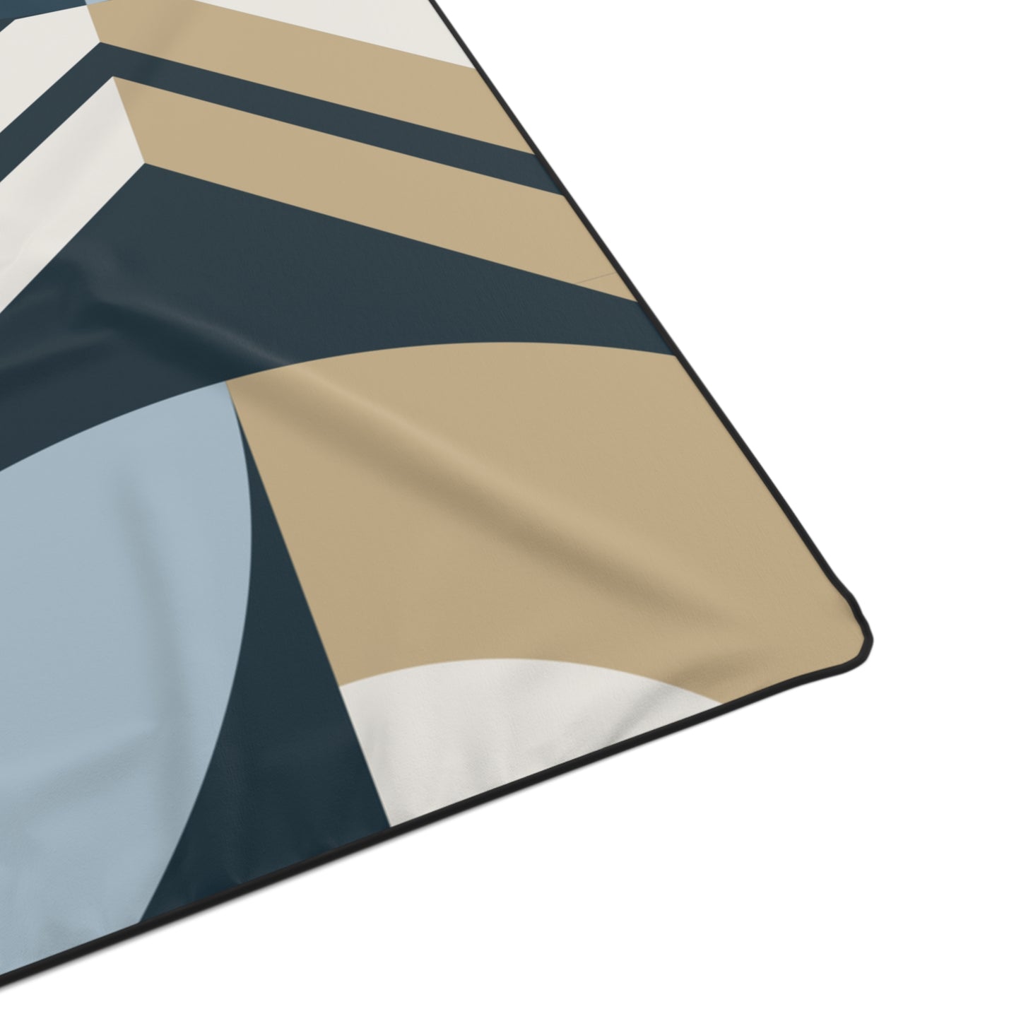 Geometric Pattern Polyester Blanket, Cozy Home Decor, Gift for Adults & Teens, Perfect for Camping and Picnics, Modern Throw Blanket