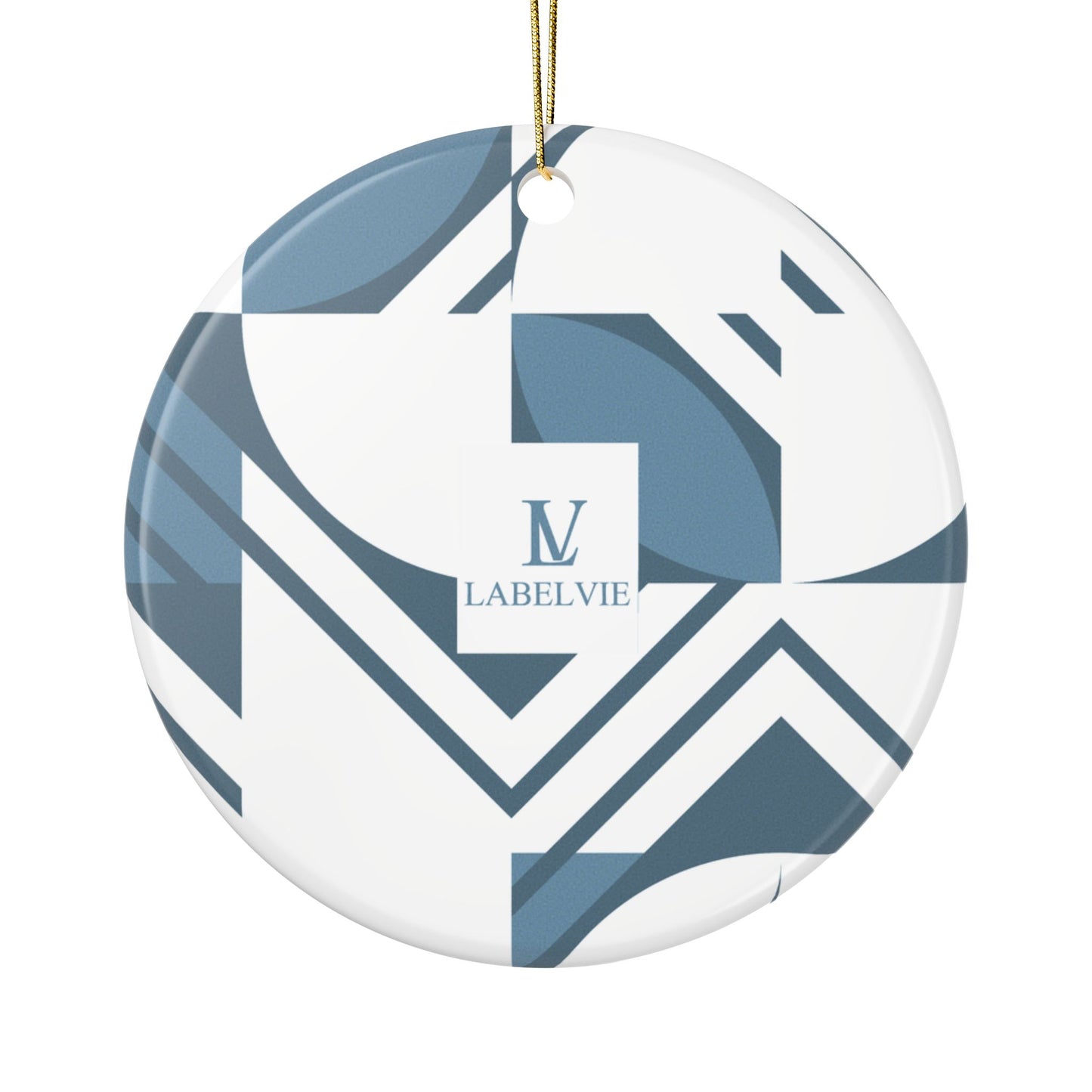 Stylish Ceramic Ornaments for Holiday Cheer, Unique Gift, Home Decor, Christmas Tree, Two-Sided Design