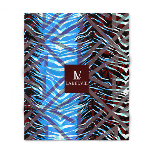 Abstract Zebra Print Throw Blanket, Cozy Home Décor, Perfect Gift for Animal Lovers, Stylish Accent for Living Room, Perfect for Snuggling