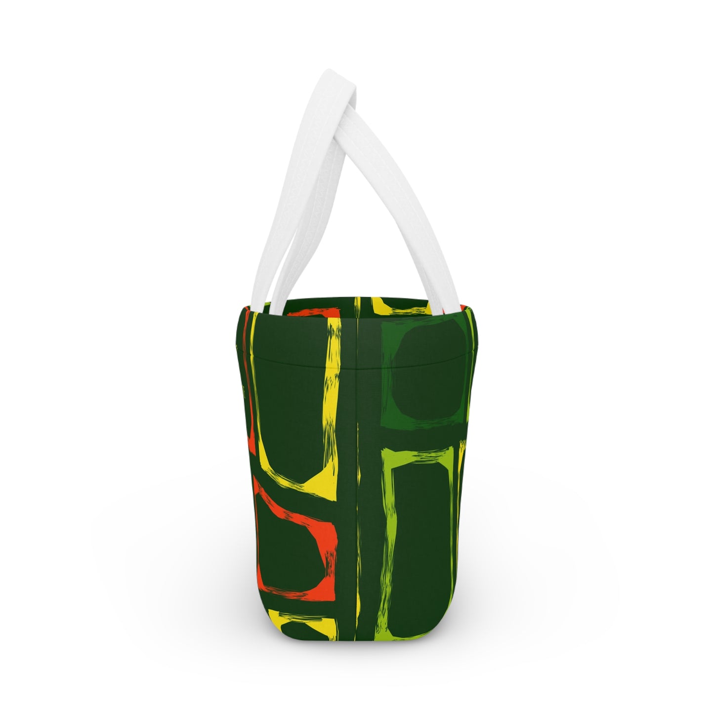 Colorful Picnic Lunch Bag, Eco-Friendly Cooler, Insulated Lunch Tote, Stylish Snack Carrier, Reusable Food Carrier