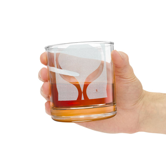 Personalized Whiskey Glass - 10.5oz Engraved Drinkware for Gifting
