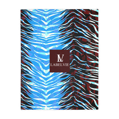 Stylish Velveteen Blanket, Cozy Decorative Throw, Animal Print Luxury Blanket, Perfect Gift for Home Decor, Unique Furnishing