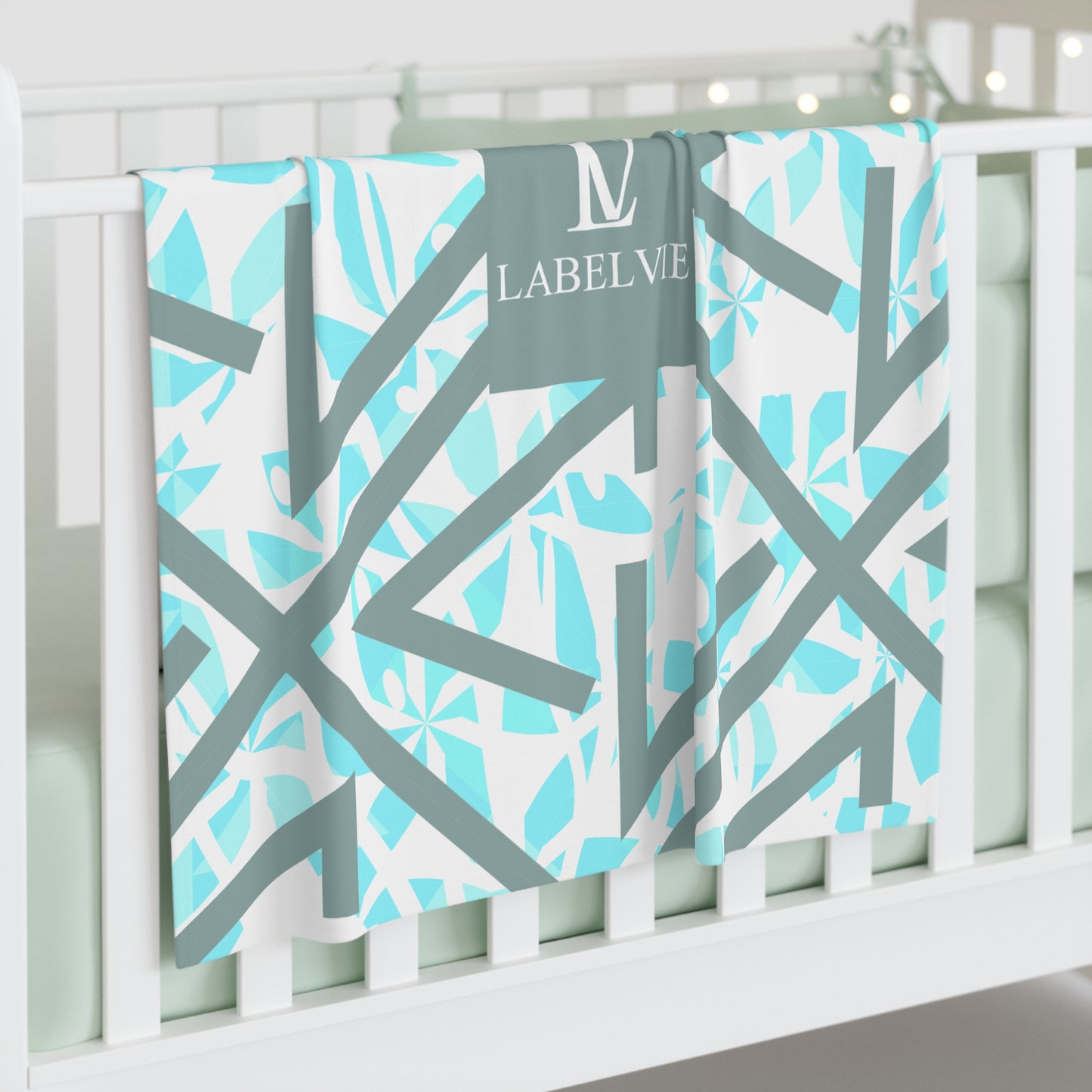 Baby Swaddle Blanket, Cozy Infant Wrap, Nursery Decor, Great Baby Shower Gift, Soft Playtime Blanket, Personalized Baby Gift