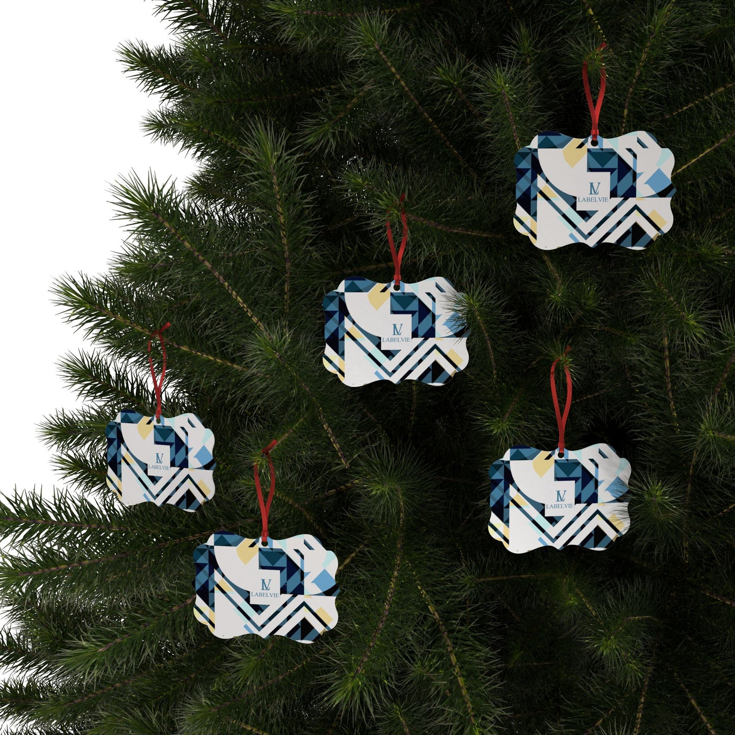 Stylish Aluminum Ornaments - Personalized Holiday Decor, Unique Christmas Gifts, Custom Tree Decorations, Modern Home Accents, [...]