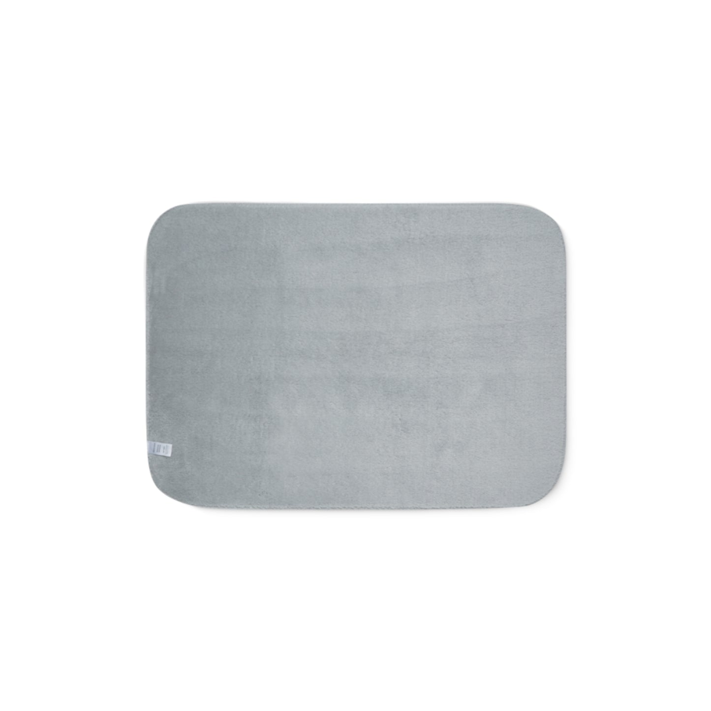 Blue Geometric Sherpa Blanket — Reversible Two-Tone Cozy Throw