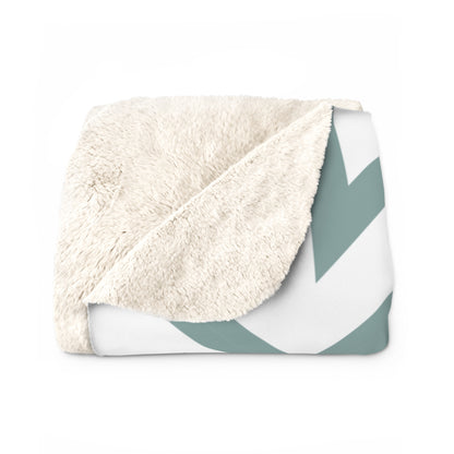 Cozy Modern Sherpa Fleece Blanket for Home, Stylish Decor, Comfort Gift, All-Season Use, Perfect for Relaxing & Cozy Nights