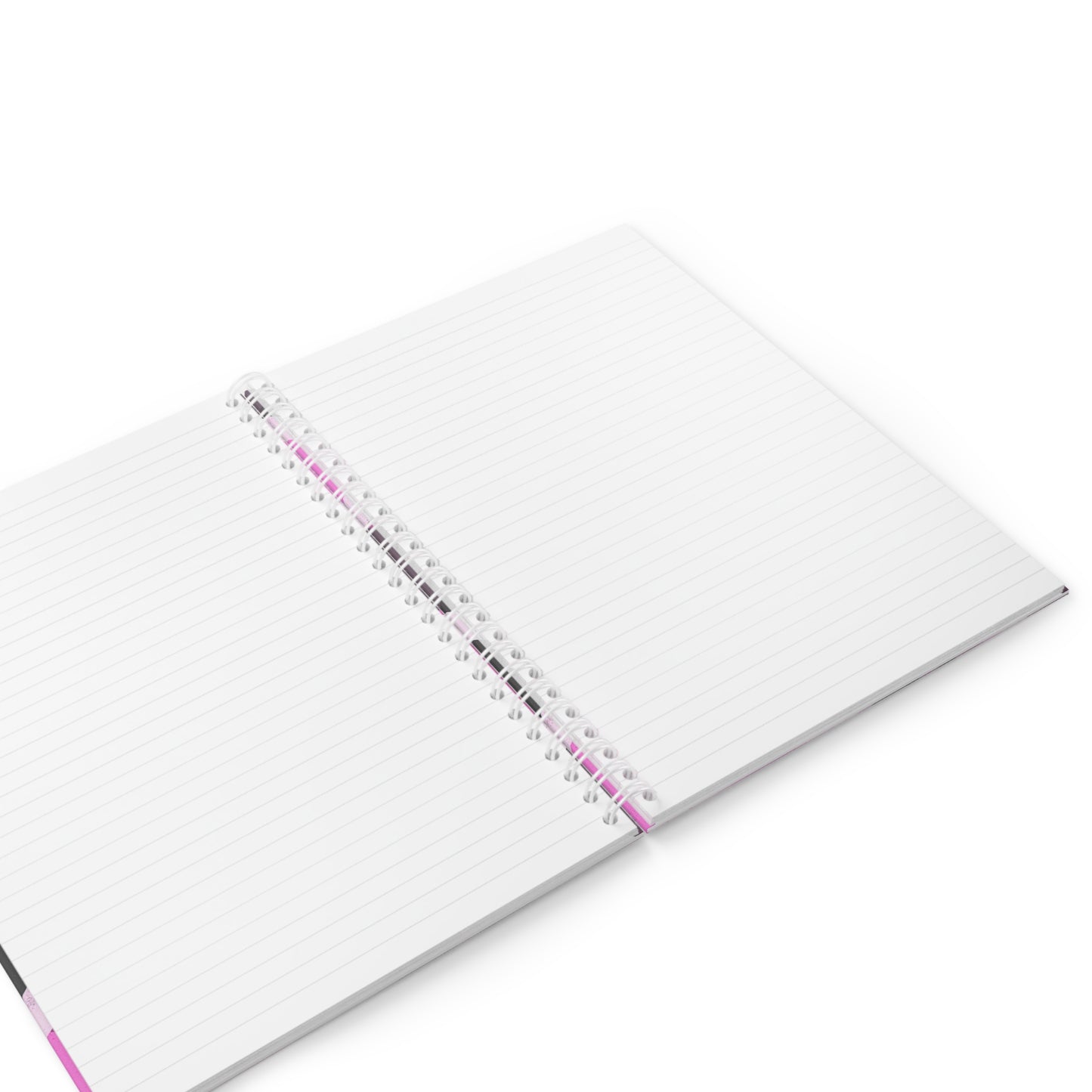 Chic Spiral Notebook with Vibrant Pink Patterns