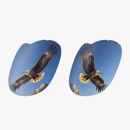 Stylish AirPod Max Cases with Eagle Design, Unique Headphone Cover, Gift for Bird Lovers, Music Accessory, Colorful Tech Case