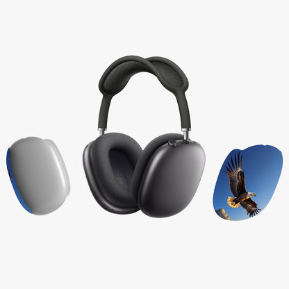 Stylish AirPod Max Cases with Eagle Design, Unique Headphone Cover, Gift for Bird Lovers, Music Accessory, Colorful Tech Case