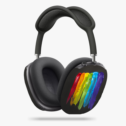 Colorful Rainbow AirPod Max Cases, Unique Accessories, Fun Tech Gifts, Pride Celebration, Artistic Earphone Covers