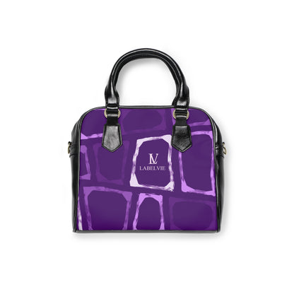Chic Purple Shoulder Handbag, Stylish Tote, Everyday Purse, Trendy Accessory, Gift for Her, Fashion Handbag