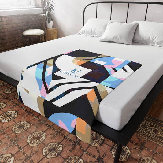 Geometric Plush Fleece Blanket | Cozy Throw for Home Decor, Unique Gift for Christmas, Modern Sofa Accessory, Soft Blanket for Kids, [...]