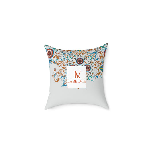 Decorative Throw Pillow, Boho Accent Cushion for Home Decor, Cozy Living Room Accessory, Gift for Housewarming, Sofa Pillow