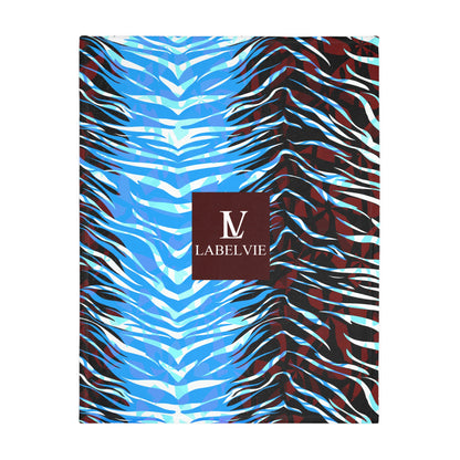 Stylish Velveteen Blanket, Cozy Decorative Throw, Animal Print Luxury Blanket, Perfect Gift for Home Decor, Unique Furnishing