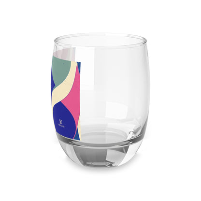Vibrant Modern Whiskey Glass
