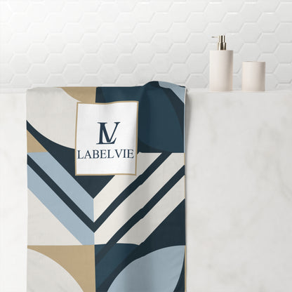 Mink-Cotton Bath Towel, luxe beach towel, modern home spa decor, stylish quick-dry towel, elegant gift, everyday comfort
