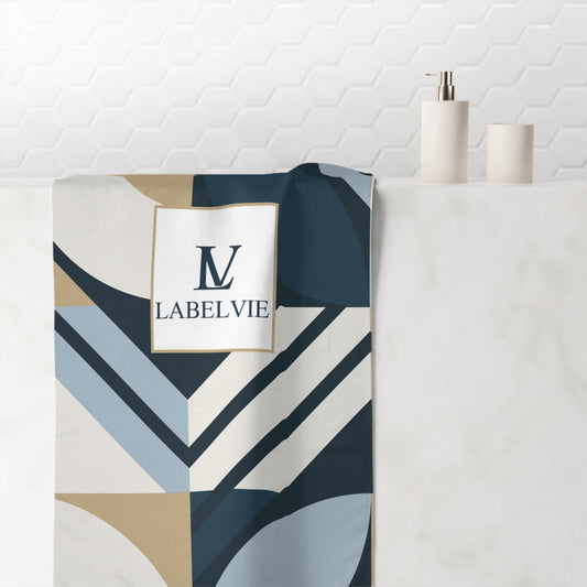 Mink-Cotton Bath Towel, luxe beach towel, modern home spa decor, stylish quick-dry towel, elegant gift, everyday comfort