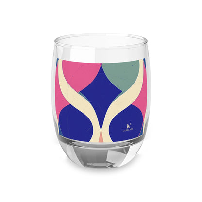 Vibrant Modern Whiskey Glass