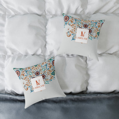 Decorative Throw Pillow, Boho Accent Cushion for Home Decor, Cozy Living Room Accessory, Gift for Housewarming, Sofa Pillow